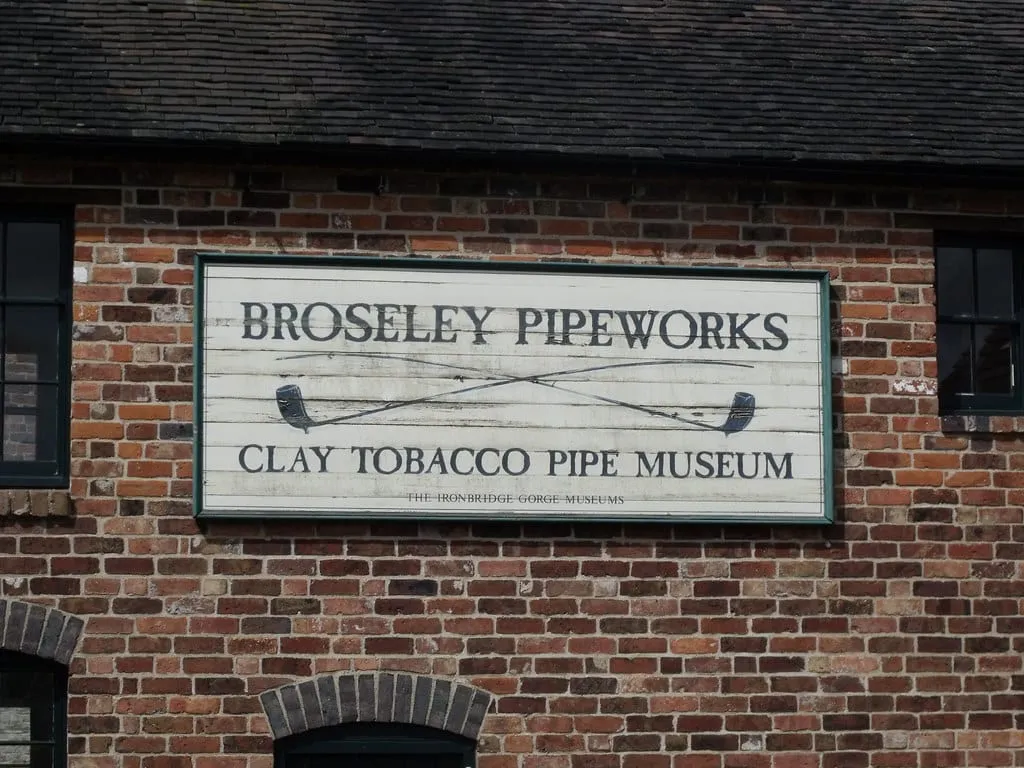 Broseley Pipeworks - Clay Tobacco Pipe Museum - sign
