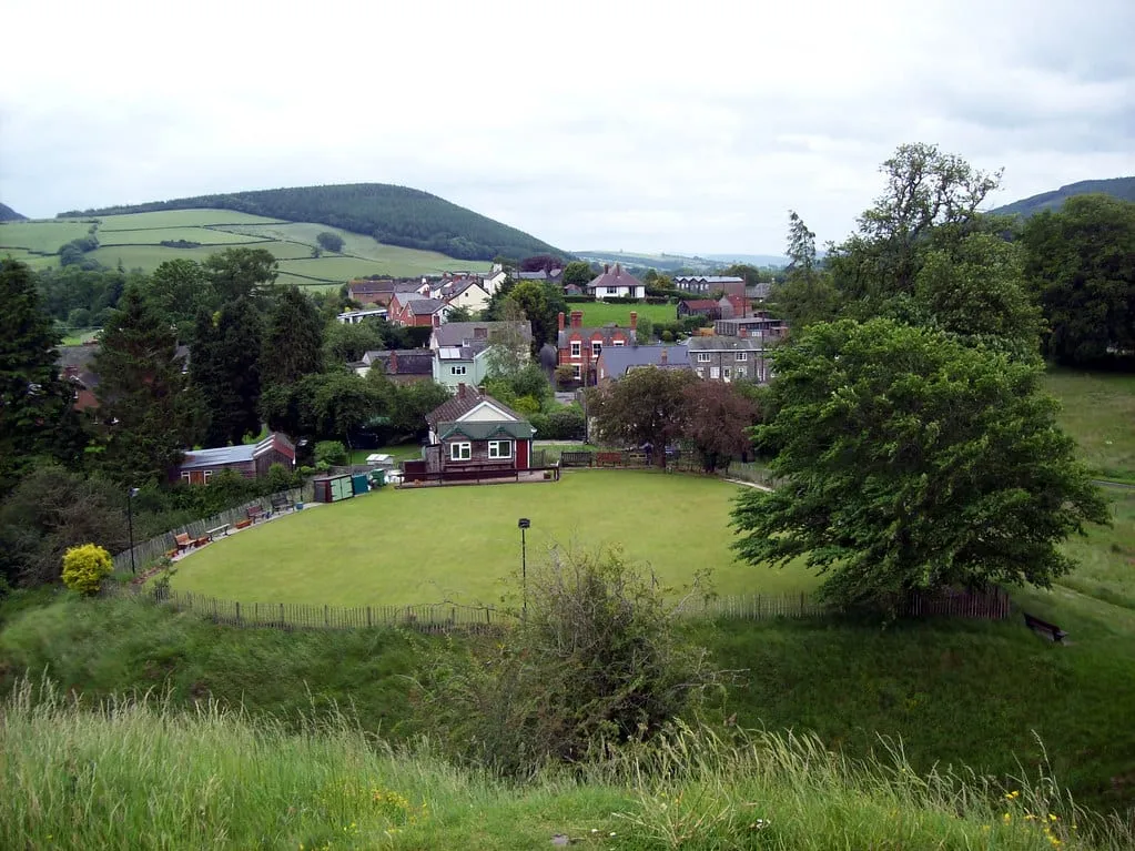 CLUN FROM THE CASTLE MOUND